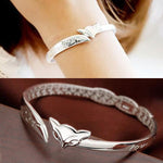 Sterling Silver Plated Fox Bracelet