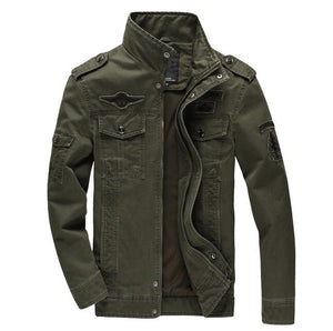 MEN'S SEXY MILITARY JEANS JACKET (SIZING INFO ON 4TH SLIDE)