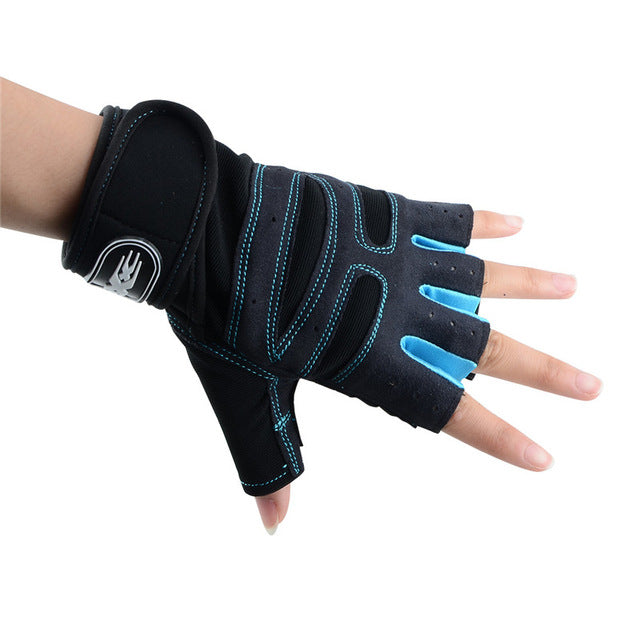 M-XL Gym Gloves Heavyweight Sports Exercise Weight Lifting Gloves