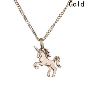 Gold & Siver Unicorn Necklace