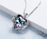 The Mermaid's Crystal Heart Necklace