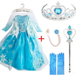 Frozen Queen Elsa & Princess Anna Costume Dresses