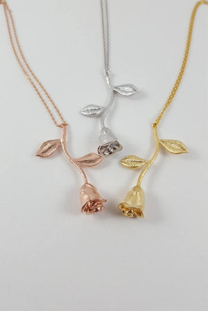 STUNNING ROSE NECKLACES OF ULTRA BEUATY