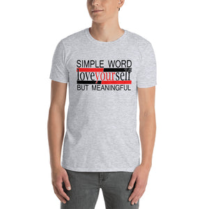LoveYourSelf Men White/Sports Grey Color
