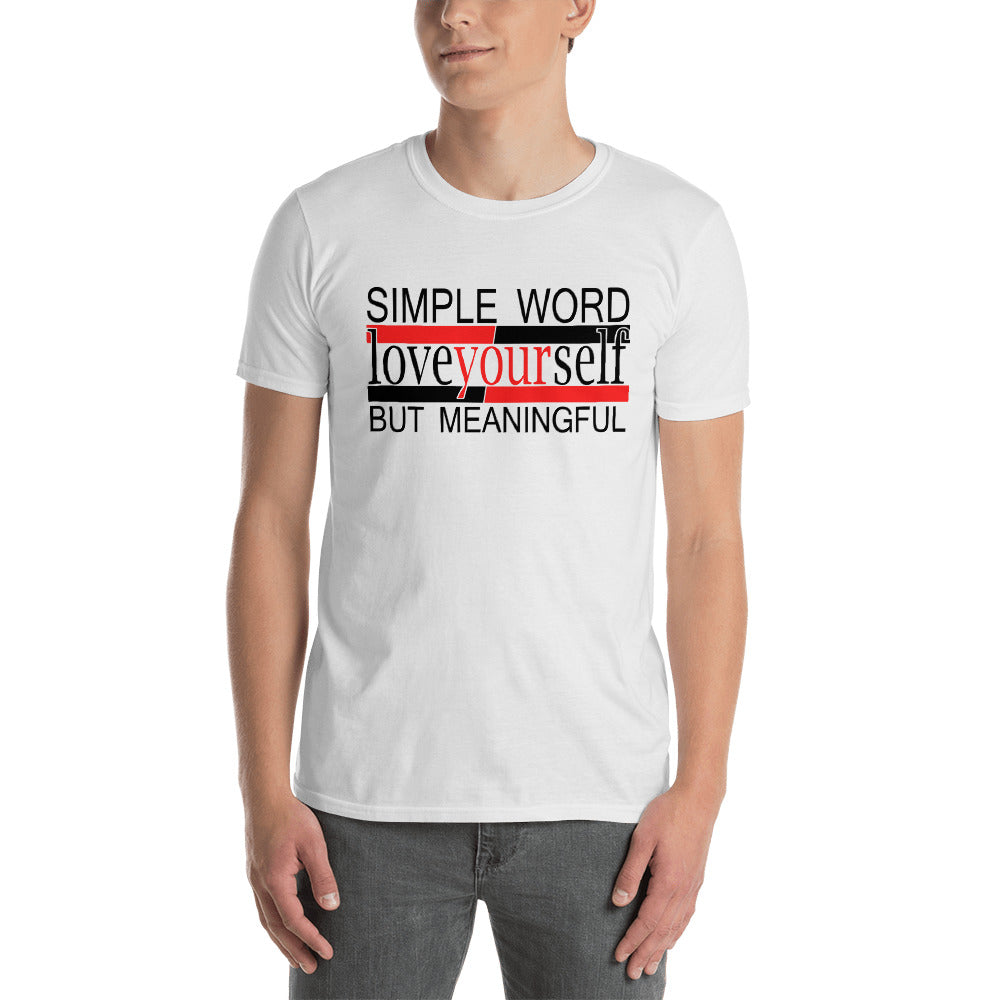 LoveYourSelf Men White/Sports Grey Color