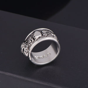 Rock n Roll Skull Ring