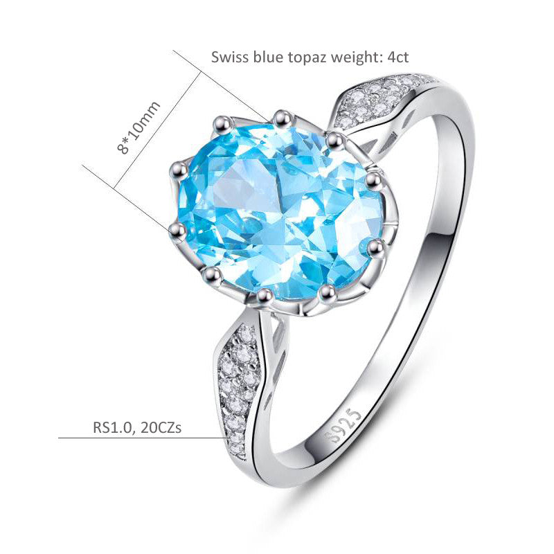 THE BLUE SKIES JOY STERLING SILVER RING