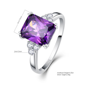 VINTAGE PURPLE NATURE STONE RING