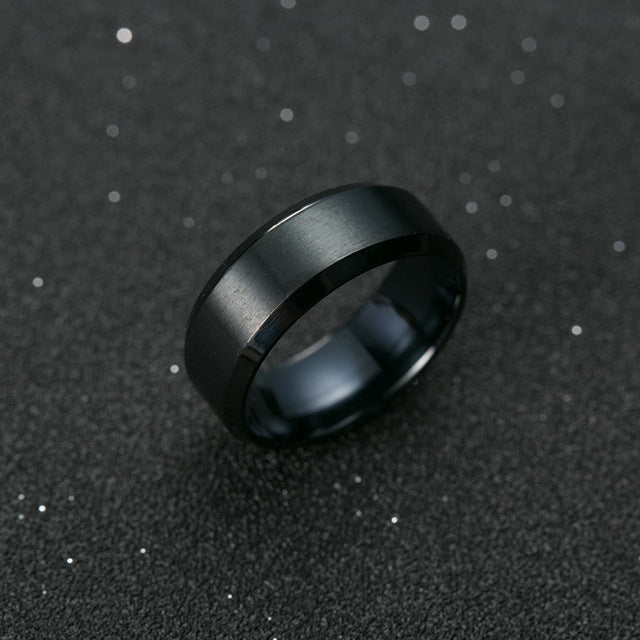 THE ULTRA SEXY BLACK TITANIUM RING