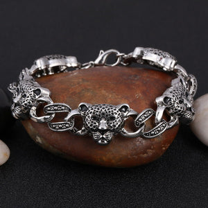 Ancient Skull Chain Bracelet