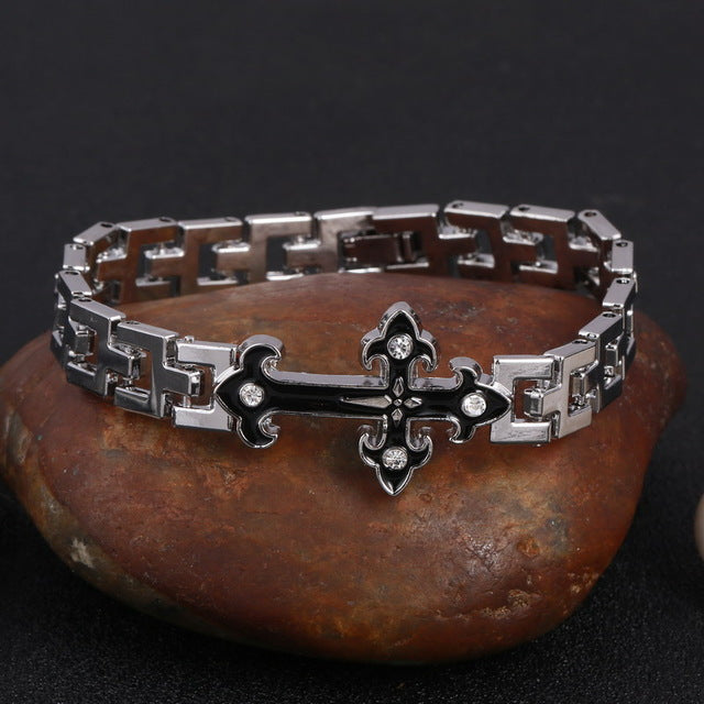 Ancient Skull Chain Bracelet