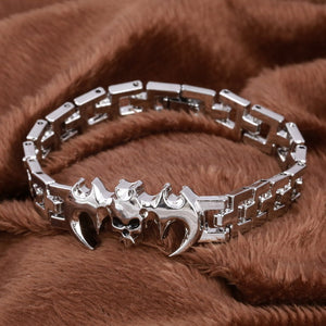 Ancient Skull Chain Bracelet