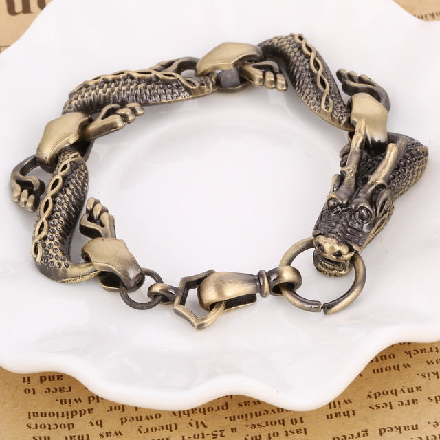 Ancient Skull Chain Bracelet