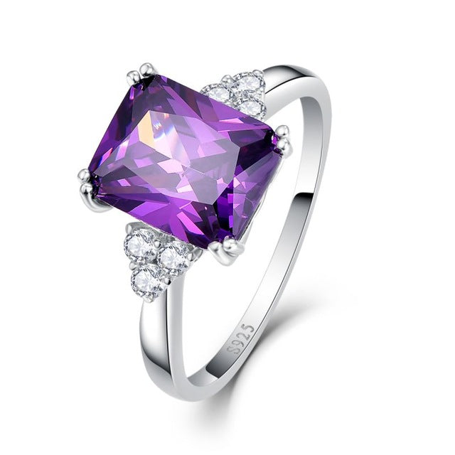 VINTAGE PURPLE NATURE STONE RING