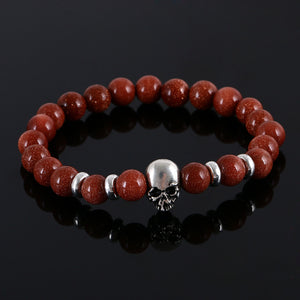LAVA STONE SKULL BRACELETS