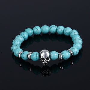LAVA STONE SKULL BRACELETS