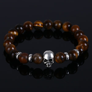 LAVA STONE SKULL BRACELETS