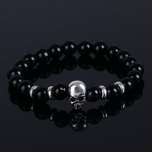 LAVA STONE SKULL BRACELETS