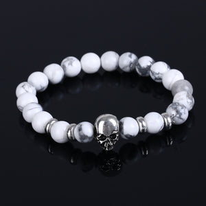 LAVA STONE SKULL BRACELETS