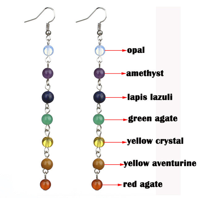 7 Super Chakra Earrings