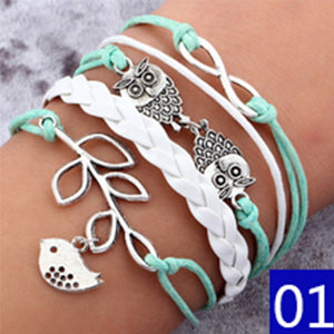 Fashionable Infinite Bracelet Set