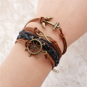 Fashionable Infinite Bracelet Set