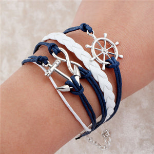 Fashionable Infinite Bracelet Set