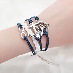 Fashionable Infinite Bracelet Set