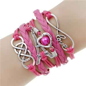 Fashionable Infinite Bracelet Set