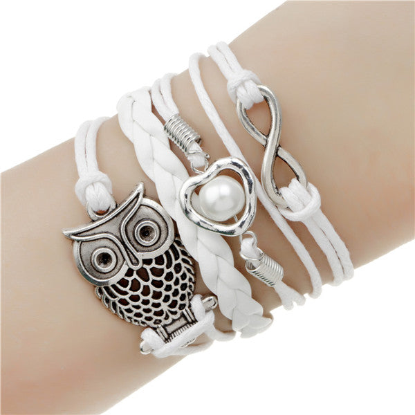 Fashionable Infinite Bracelet Set