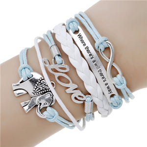 Fashionable Infinite Bracelet Set