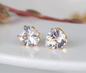 Shiny Heart Earrings