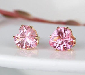 Shiny Heart Earrings