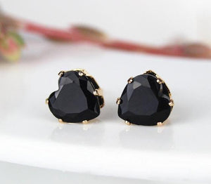 Shiny Heart Earrings