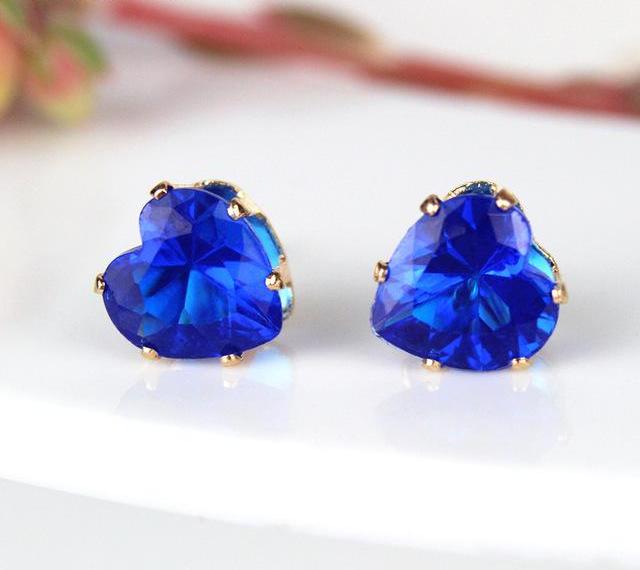 Shiny Heart Earrings
