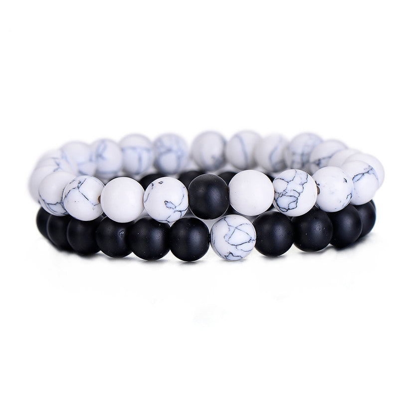 2Pcs/Set Couples Distance Bracelets