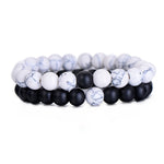 2Pcs/Set Couples Distance Bracelets