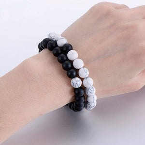 2Pcs/Set Couples Distance Bracelets