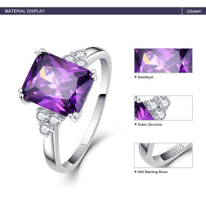 VINTAGE PURPLE NATURE STONE RING