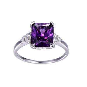 VINTAGE PURPLE NATURE STONE RING