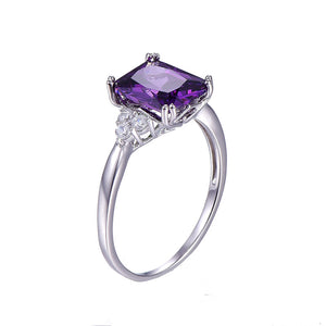 VINTAGE PURPLE NATURE STONE RING
