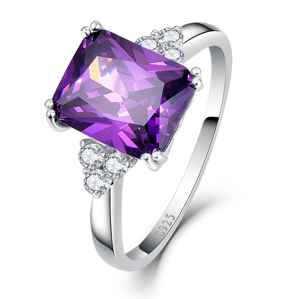 VINTAGE PURPLE NATURE STONE RING