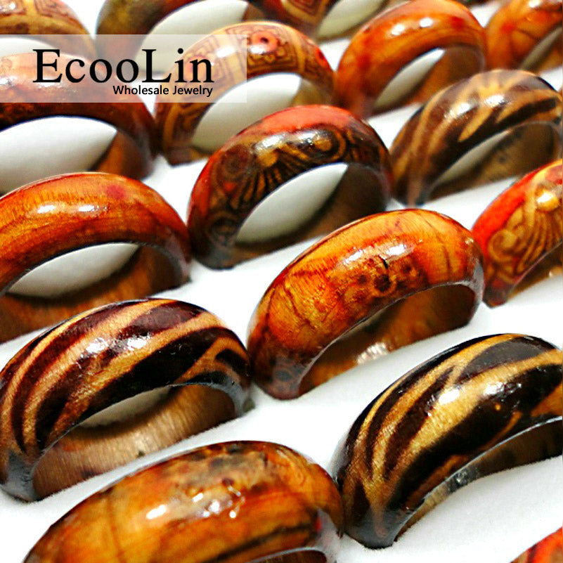 50Pcs Fashion Jaguar Rings (Mixed Pattern)