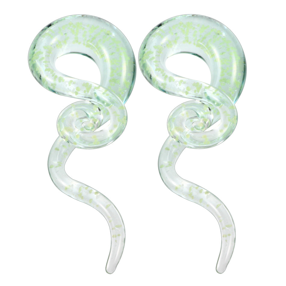 Glow in the Dark Taper Plugs Earrings