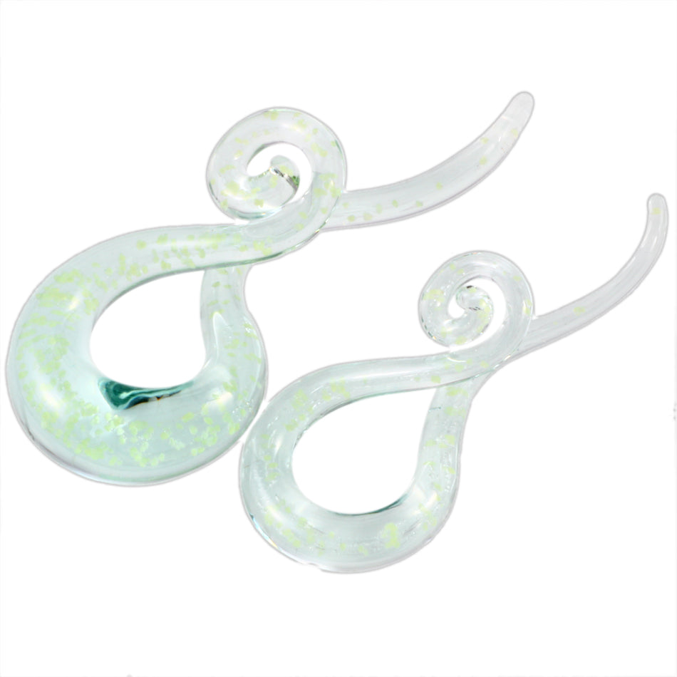 Glow in the Dark Taper Plugs Earrings