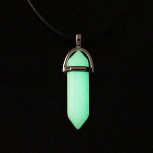 GLOW IN THE DARK CRYSTAL NECKLACE