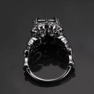 Skull Ring women Wedding Engagement Ring