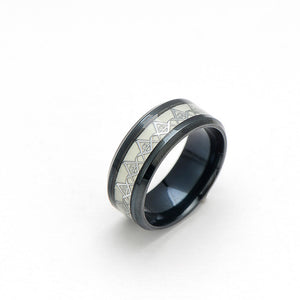 THE LUMINOUS DARK MASONIC STAINLESS STEEL RING