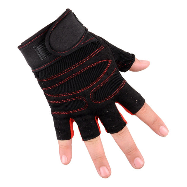 M-XL Gym Gloves Heavyweight Sports Exercise Weight Lifting Gloves