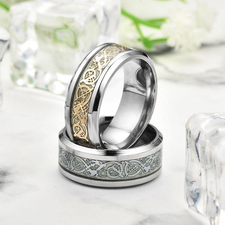 Luminous Plated Silver Rings